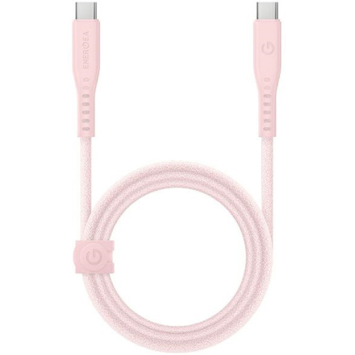 Energea Distributor - 8885020100440 - ENG130 - ENERGEA Flow cable USB-C / USB-C 240W, 5A, PD, Fast Charge, 1.5m pink - B2B homescreen