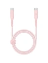 Kabel ENERGEA Flow USB-C / USB-C 240W, 5A, PD, Fast Charge, 1.5m różowy/pink 