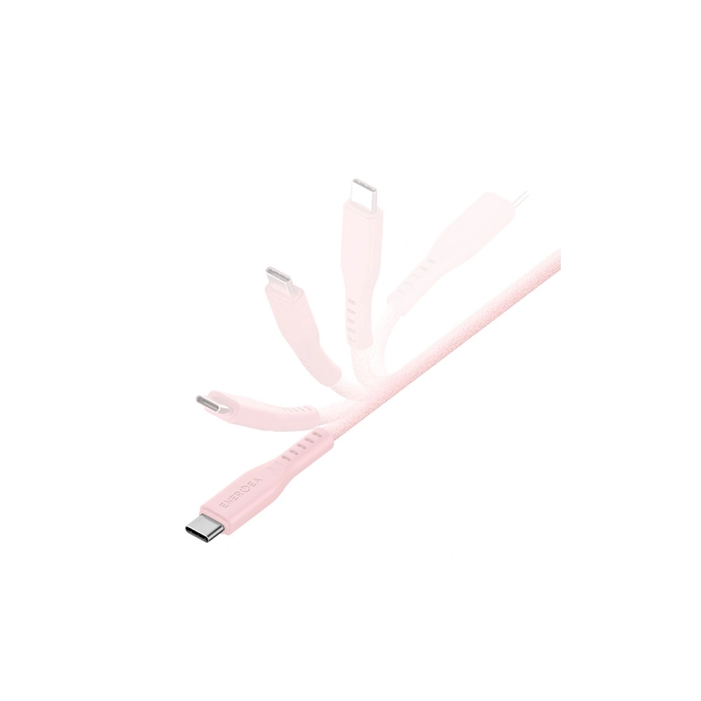 Hurtownia GSM - Kabel ENERGEA Flow USB-C / USB-C 240W, 5A, PD, Fast Charge, 1.5m rosa/pink - ENG130 - {ean13} - Hurt