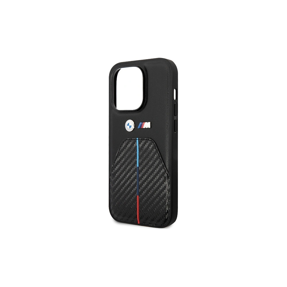 Hurtownia GSM - Case BMW BMHCP14L22NSTB Apple iPhone 14 Pro Stamped Tricolor Stripe schwarz/black - BMW580 - {ean13} - Hurt