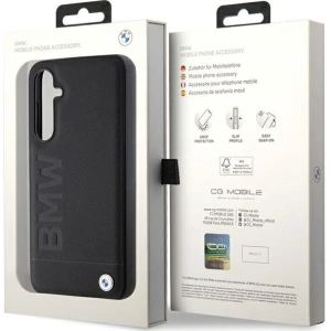 Hurtownia GSM - Case BMW BMHCS23FESLLBK Samsung Galaxy S23 FE Leder Heißpräge schwarz/black - BMW583 - {ean13} - Hurt