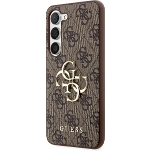 Wholesale Guess GUHCS23FE4GMGBR Samsung Galaxy S23 FE hardcase 4G Big Metal Logo brown - GUE3128 - {ean13} - Hurt