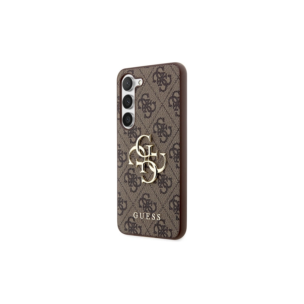 Hurtownia GSM - Case Guess GUHCS23FE4GMGBR Samsung Galaxy S23 FE Hardcase 4G Big Metal Logo braun/brown - GUE3128 - {ean13} - Hurt