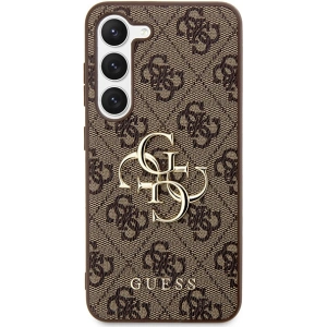 Wholesale Guess GUHCS23FE4GMGBR Samsung Galaxy S23 FE hardcase 4G Big Metal Logo brown - GUE3128 - {ean13} - Hurt