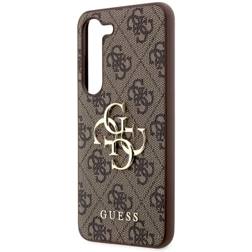 Etui Guess GUHCS23FE4GMGBR Samsung Galaxy S23 FE hardcase 4G Big Metal Logo brązowy/brown