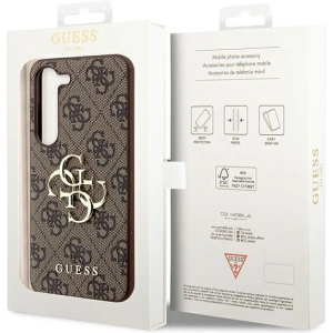Wholesale Guess GUHCS23FE4GMGBR Samsung Galaxy S23 FE hardcase 4G Big Metal Logo brown - GUE3128 - {ean13} - Hurt