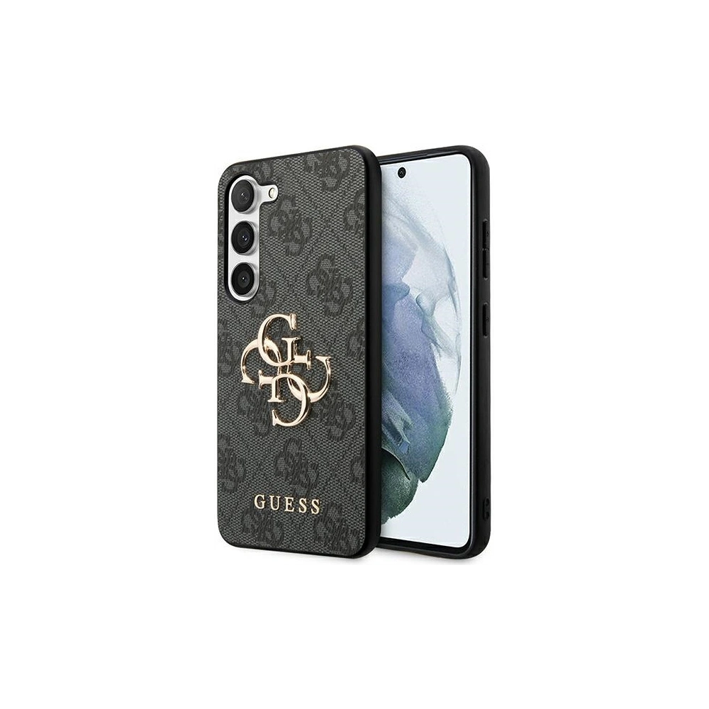 Hurtownia GSM - Case Guess GUHCS23FE4GMGGR Samsung Galaxy S23 FE Hardcase 4G Big Metal Logo grau/grey - GUE3129 - {ean13} - Hurt