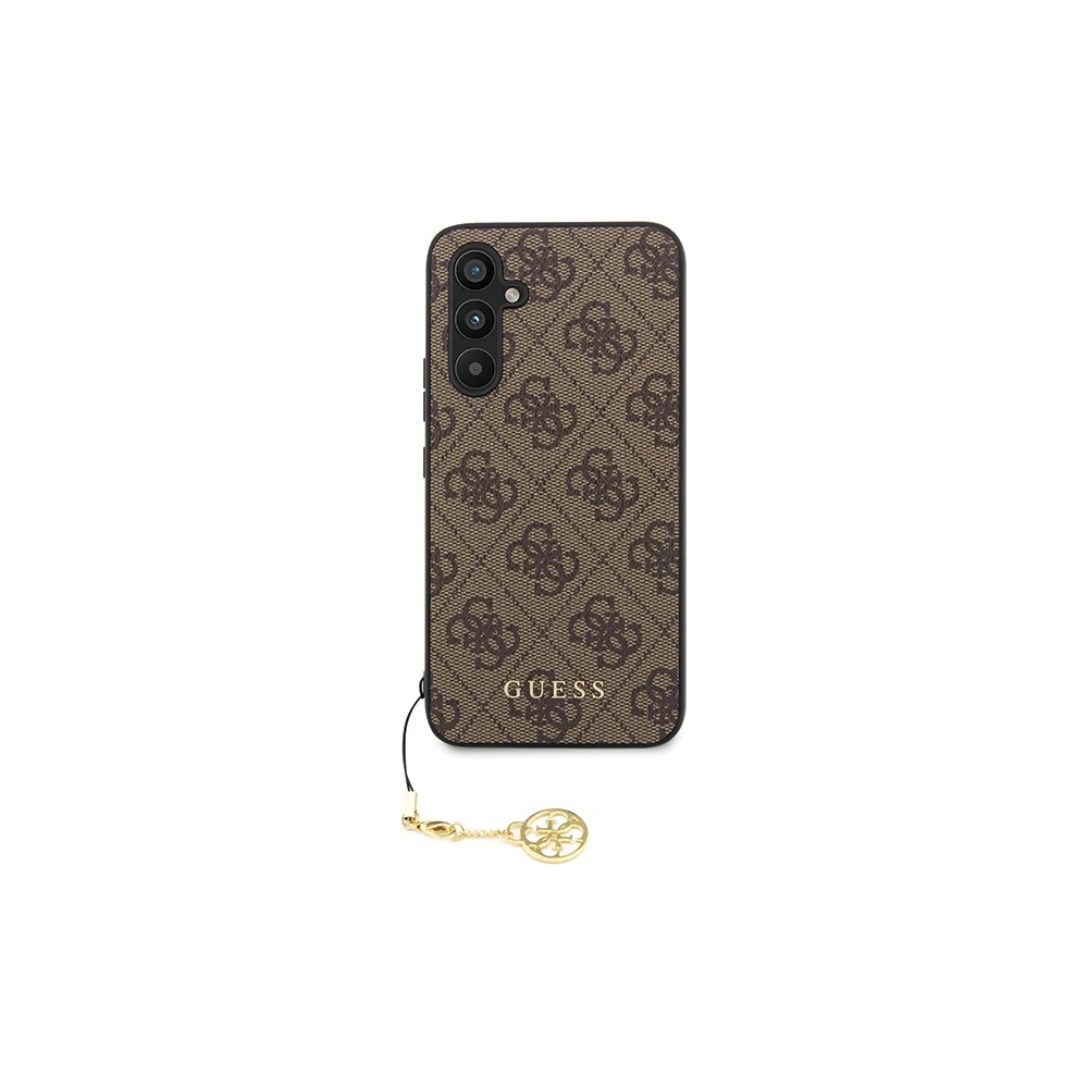 Hurtownia GSM - Case Guess GUHCS23FEGF4GBR Samsung Galaxy S23 FE Hardcase 4G Charms Collection braun/brown - GUE3131 - {ean13} - Hurt