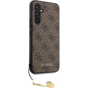 Hurtownia GSM - Case Guess GUHCS23FEGF4GBR Samsung Galaxy S23 FE Hardcase 4G Charms Collection braun/brown - GUE3131 - {ean13} - Hurt