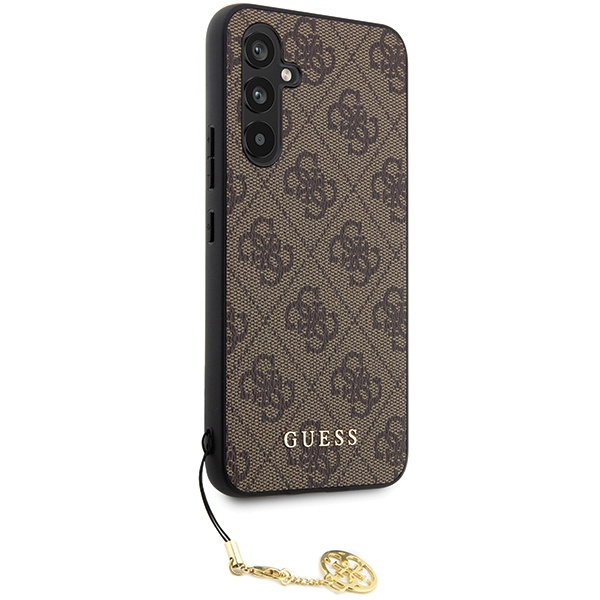 Kryt Guess GUHCS23FEGF4GBR Samsung Galaxy S23 FE hardcase 4G Charms Collection brown