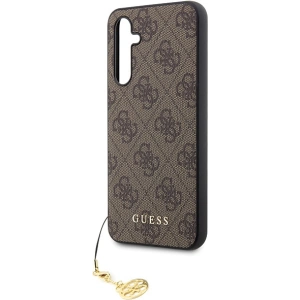 Hurtownia GSM - Case Guess GUHCS23FEGF4GBR Samsung Galaxy S23 FE Hardcase 4G Charms Collection braun/brown - GUE3131 - {ean13} - Hurt