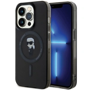 Etui Karl Lagerfeld KLHMP14LHFCKNOK Apple iPhone 14 Pro hardcase IML Ikonik MagSafe czarny/black
