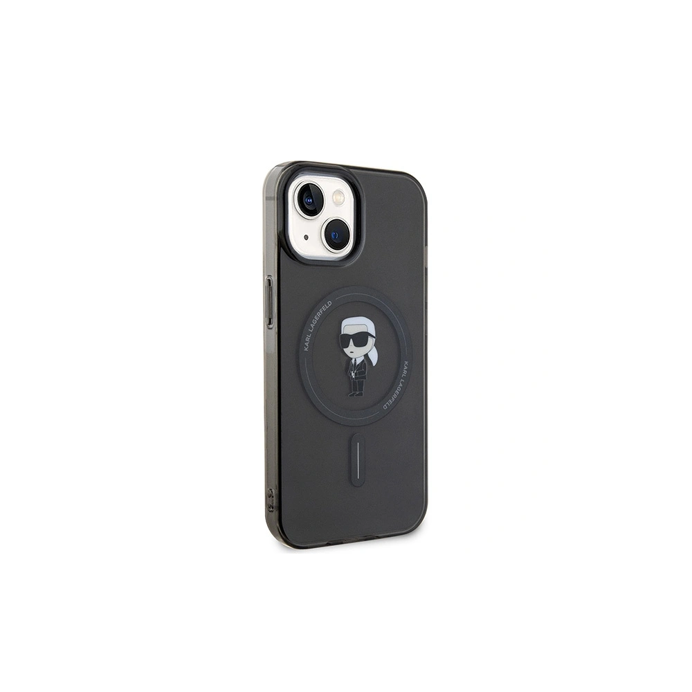 Hurtownia GSM - Etui Karl Lagerfeld KLHMP14SHFCKNOK Apple iPhone 14 / 15 hardcase IML Ikonik MagSafe fekete/black - KLD1861 - {ean13} - Hurt