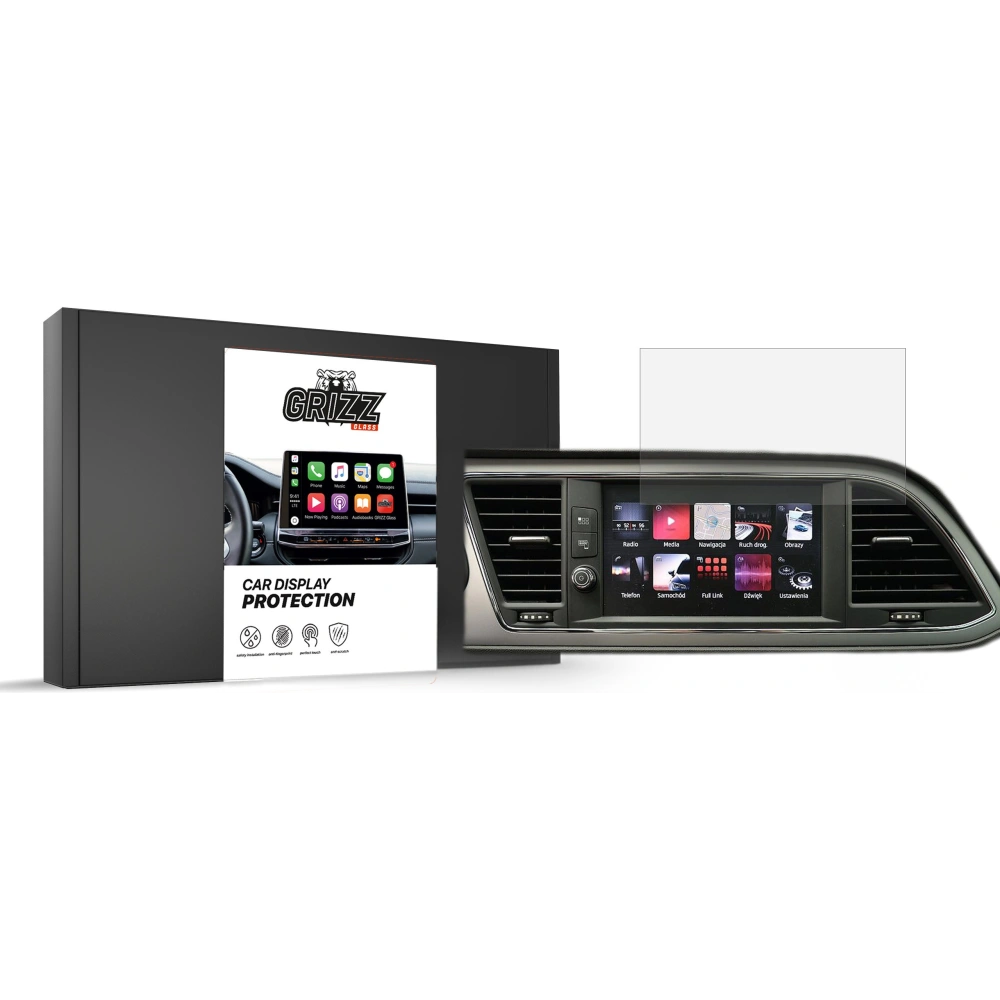 Hurtownia GSM - Folia matowa GrizzGlass CarDisplay Protection do Seat Leon 3 8" 2017-2020 - GRZ7650 - {ean13} - Hurt