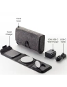 Wholesale Mophie Travel Charger 3in1 MagSafe wireless charger (black) - MPH67 - {ean13} - Hurt