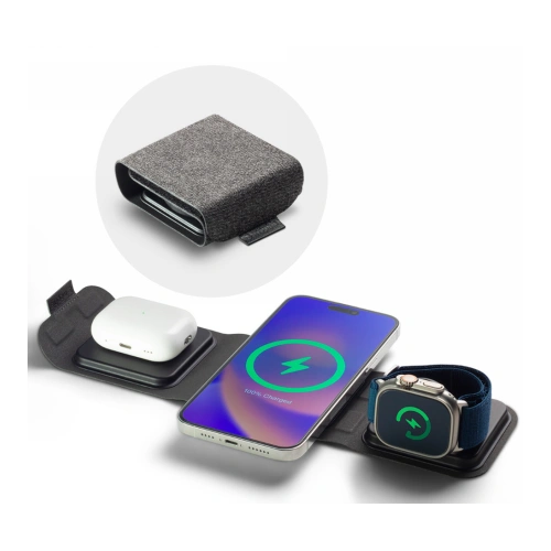 Ładowarka bezprzewodowa Mophie Travel Charger 3w1 MagSafe (black)