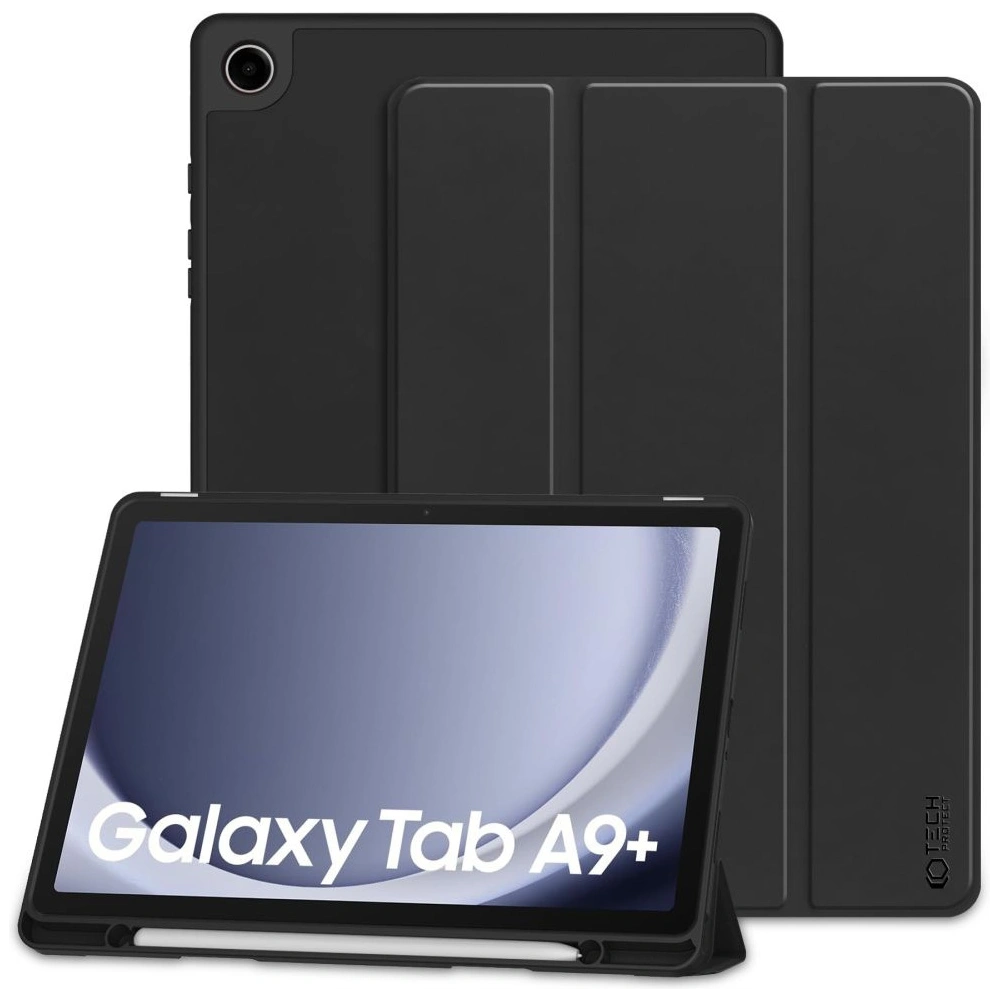 Hurtownia GSM - Etui Tech-protect SmartCase Pen Samsung Galaxy Tab A9+ Plus 11.0 X210 / X215 / X216 Černé - THP2506 - {ean13} - Hurt