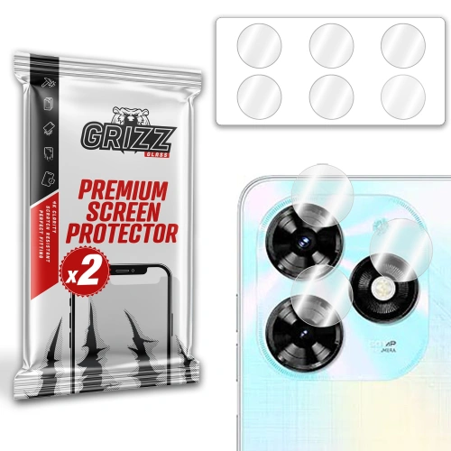 Szkło na aparat GrizzGlass HybridGlass Camera do Tecno Spark 20C