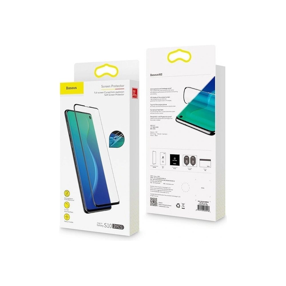 Wholesale Screen Protector Baseus 0.15mm Samsung Galaxy S10 Black - BSU560BLK - {ean13} - Hurt