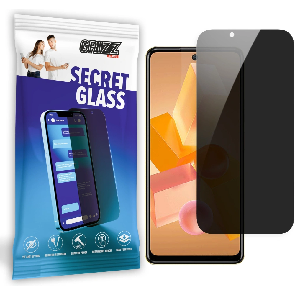 Hurtownia GSM - Sklo privatizující GrizzGlass SecretGlass pro Infinix Hot 40 - GRZ7688 - {ean13} - Hurt