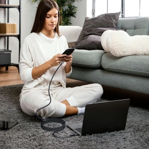Hurtownia GSM - Kabel Tech-Protect Ultraboost USB-A / USB-C 66W, 6A, 300cm Grey - THP2510 - {ean13} - Hurt