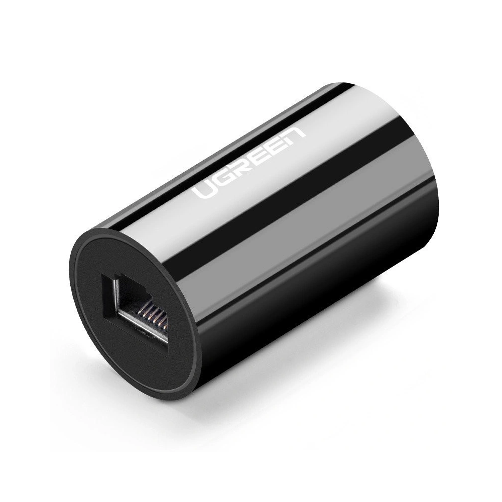 Hurtownia GSM - Adapter RJ45 de legătură UGREEN (negru) care protejează împotriva fulgerelor - UGR106BLK - {ean13} - Hurt