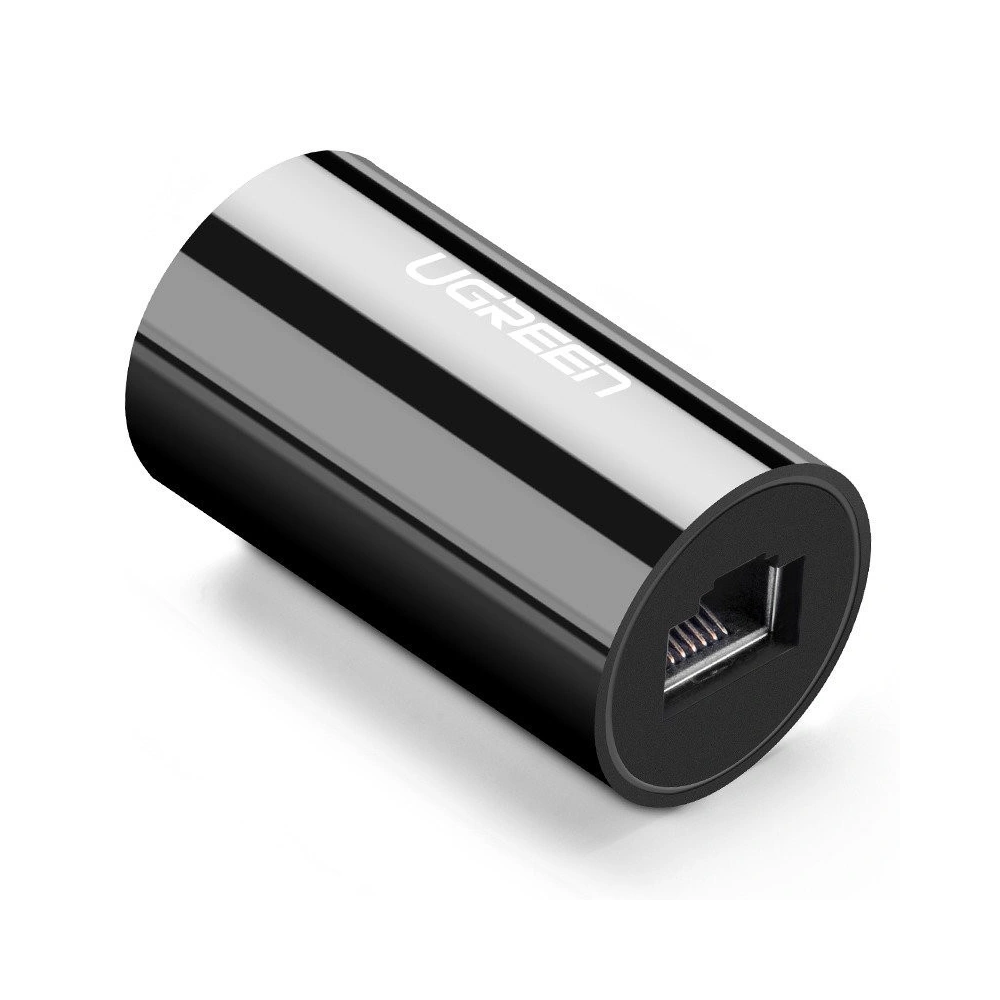 Hurtownia GSM - Adapter RJ45 de legătură UGREEN (negru) care protejează împotriva fulgerelor - UGR106BLK - {ean13} - Hurt