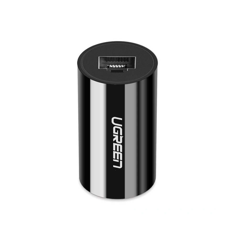 Hurtownia GSM - Adapter RJ45 de legătură UGREEN (negru) care protejează împotriva fulgerelor - UGR106BLK - {ean13} - Hurt