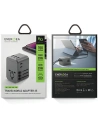 Hurtownia GSM - Ładowarka sieciowa ENERGEA Travel World Adapter 4w1 US/UA/EU/UK 3xUSB-A, 2xUSB-C, PD35W, PPS35W, QC3.0 szary/gunmetal - ENG134 - {ean13} - Hurt