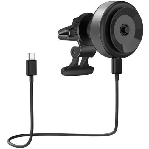 Uniwersalny uchwyt indukcyjny na kokpit / do kratki ENERGEA AirLock 15W czarny/black