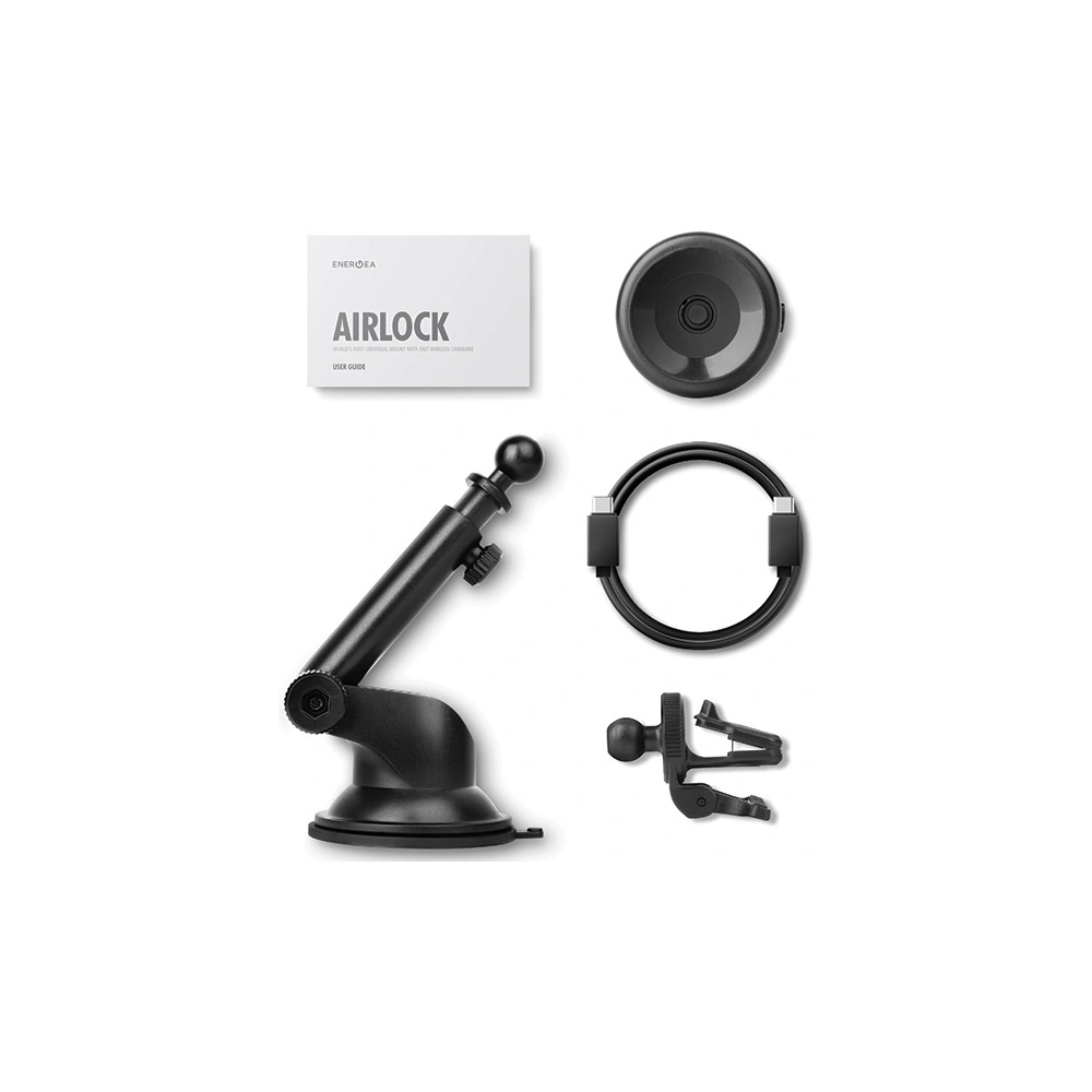 Hurtownia GSM - Următorul suport universal inductiv pentru cockpit / pentru grilă ENERGEA AirLock 15W negru - ENG135 - {ean13} - Hurt