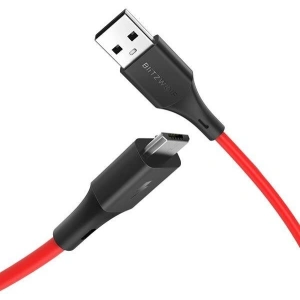 Kabel Micro USB BlitzWolf BW-MC14 2A 1,8m (czerwony)