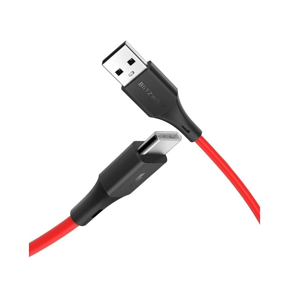 Hurtownia GSM - Kabel USB-C BlitzWolf BW-TC14 3A 1m (czerwony) - BLZ113RED - {ean13} - Hurt