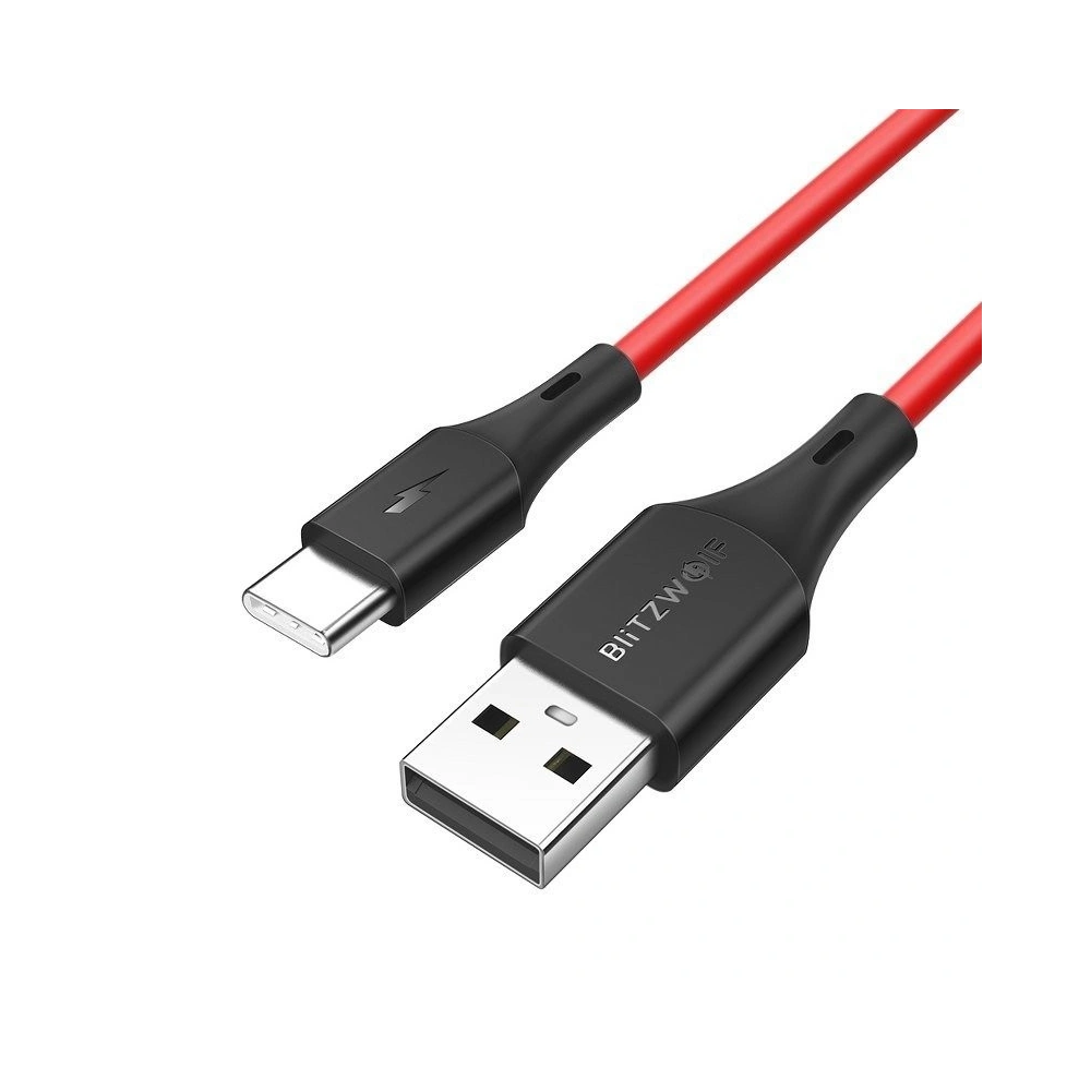 Hurtownia GSM - Kabel USB-C BlitzWolf BW-TC14 3A 1m (czerwony) - BLZ113RED - {ean13} - Hurt
