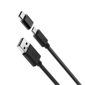 Micro USB Cable + adapter USB-C BlitzWolf BW-MT1 2A 1m