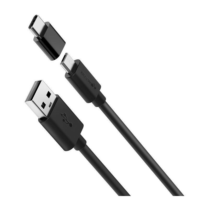 Hurtownia BlitzWolf - 5907489600231 - BLZ114 - Kabel Micro USB + adapter USB-C BlitzWolf BW-MT1 2A 1m - B2B homescreen
