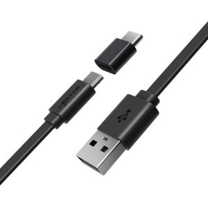 Micro USB Cable + adapter USB-C BlitzWolf BW-MT2 2A 0,5m