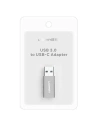 Hurtownia GSM - Adaptor USB 3.0 la USB-C 3.1 PD UGREEN Gri - UGR112GRY - {ean13} - Hurt