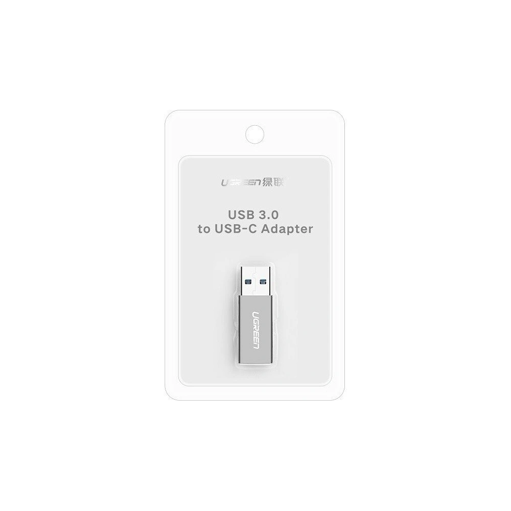 Hurtownia GSM - Adaptor USB 3.0 la USB-C 3.1 PD UGREEN Gri - UGR112GRY - {ean13} - Hurt
