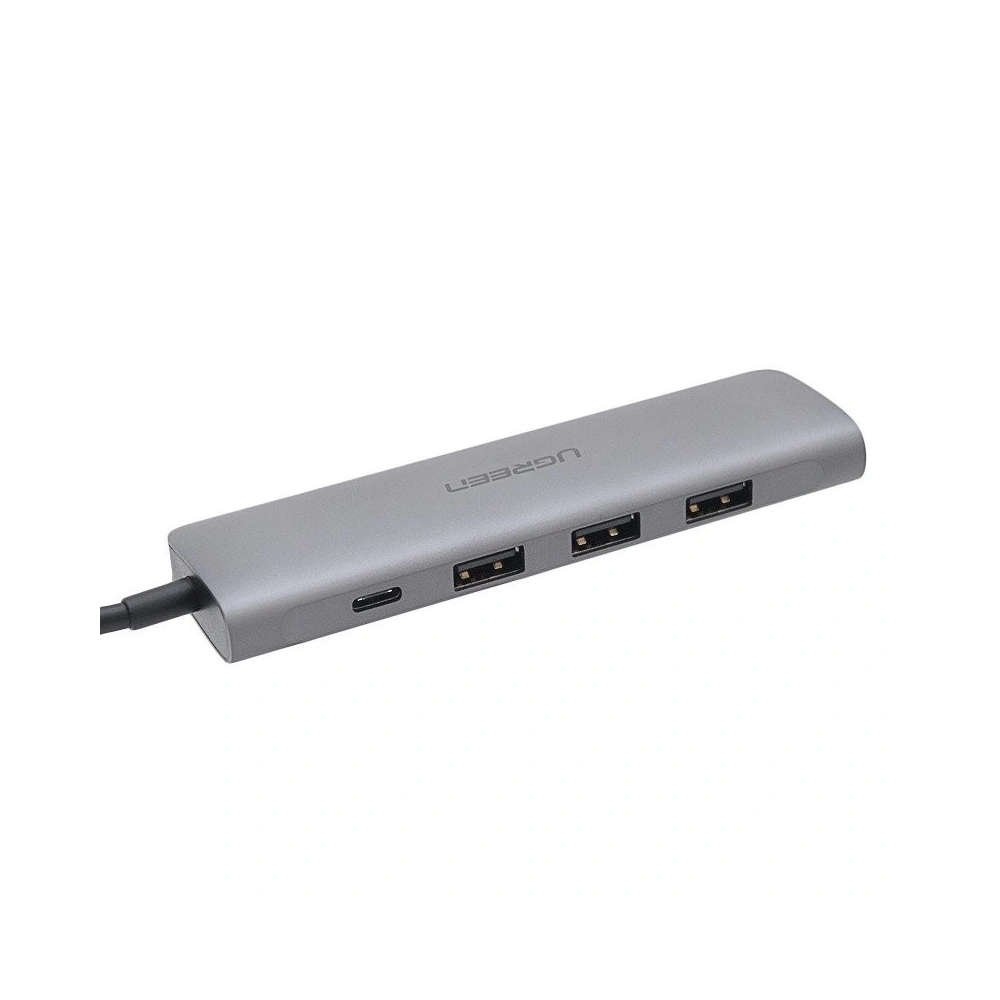 Hurtownia GSM - Adapter UGREEN 5w1 USB-C do HDMI 4K, 3x USB 3.0, Typ-C - UGR115 - {ean13} - Hurt