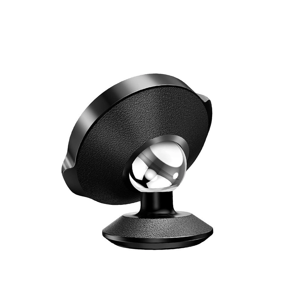 Wholesale Baseus Leather Magnetic Car Mount Black - BSU573BLK - {ean13} - Hurt