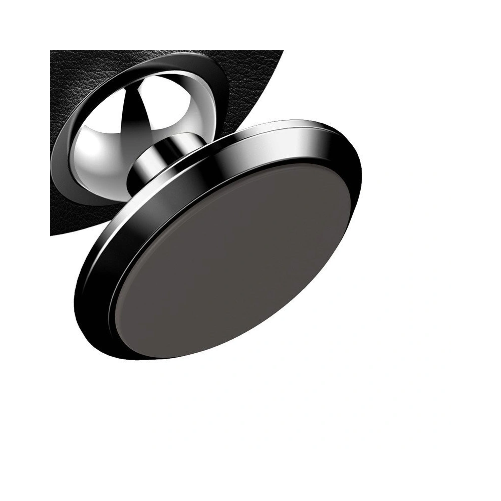Wholesale Baseus Leather Magnetic Car Mount Black - BSU573BLK - {ean13} - Hurt