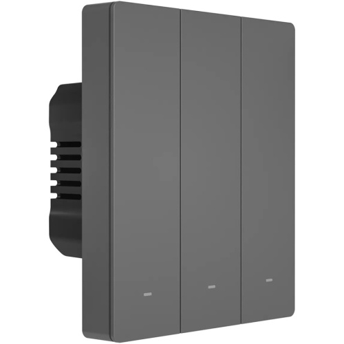 Sonoff Distributor - 6920075777086 - SNF131 - Sonoff Wi-Fi smart wall switch (3-channel) black - B2B homescreen