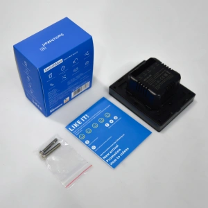 Hurtownia GSM - Intelligens fali kapcsoló Sonoff Wi-Fi (3-csatornás) fekete - SNF131 - {ean13} - Hurt