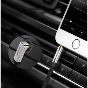 Wholesale UGREEN AV119 flat angle audio cable AUX mini jack 3.5 mm 0.5 m black - UGR1770 - {ean13} - Hurt