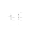 Wholesale UGREEN AV119 flat angle audio cable AUX mini jack 3.5 mm 0.5 m black - UGR1770 - {ean13} - Hurt