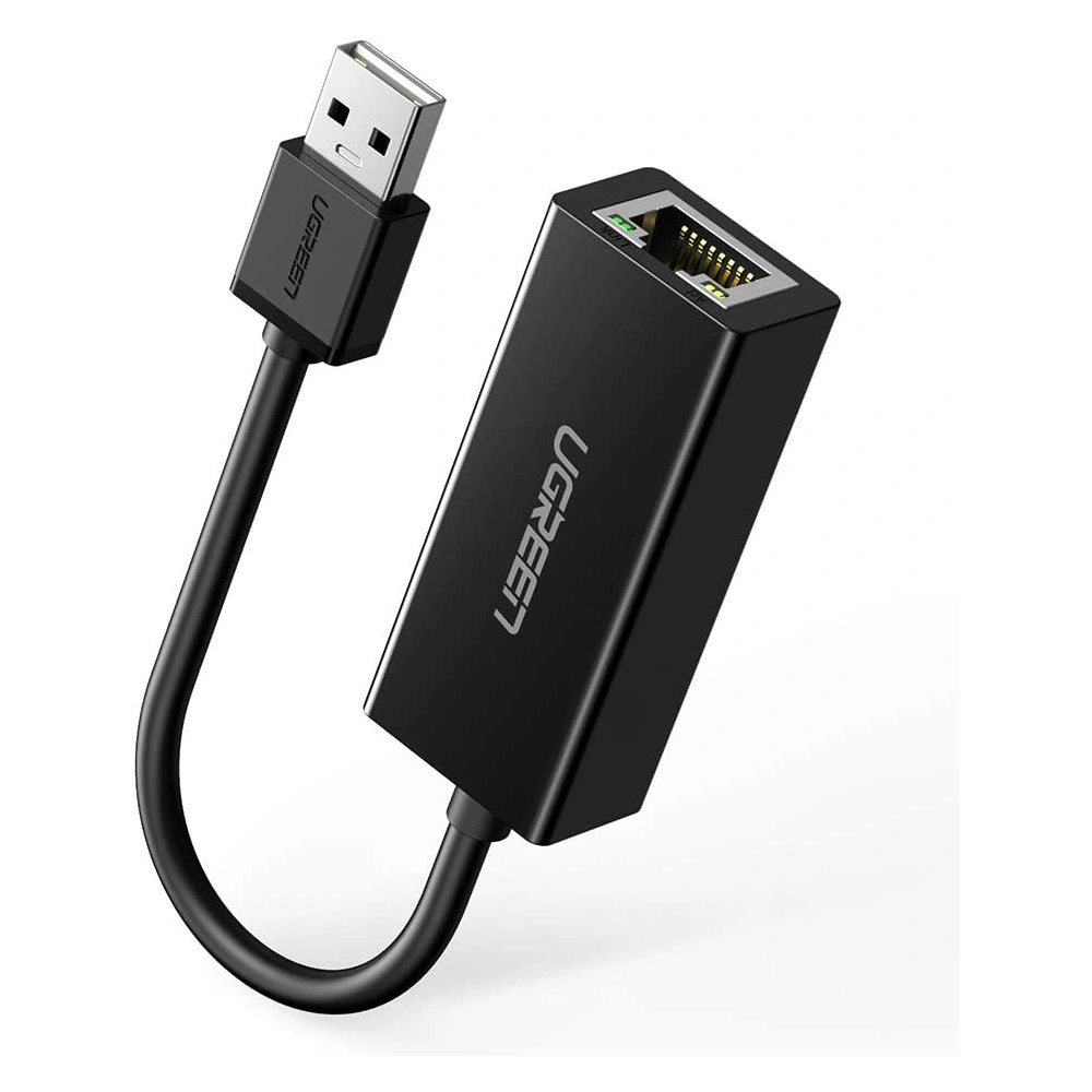 Wholesale UGREEN CR110 USB-A 2.0 / RJ45 100Mbps external network card black - UGR1771 - {ean13} - Hurt