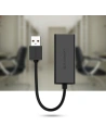 Wholesale UGREEN CR110 USB-A 2.0 / RJ45 100Mbps external network card black - UGR1771 - {ean13} - Hurt