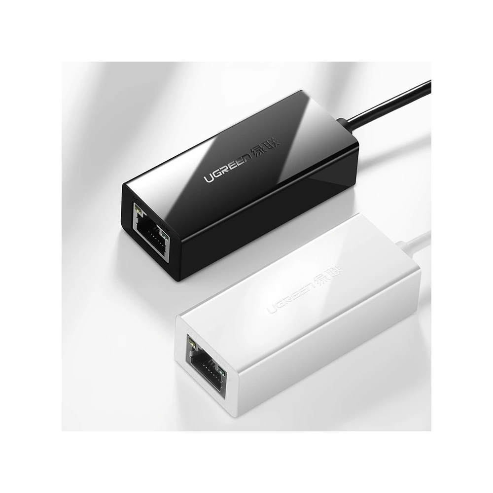 Wholesale UGREEN CR110 USB-A 2.0 / RJ45 100Mbps external network card black - UGR1771 - {ean13} - Hurt