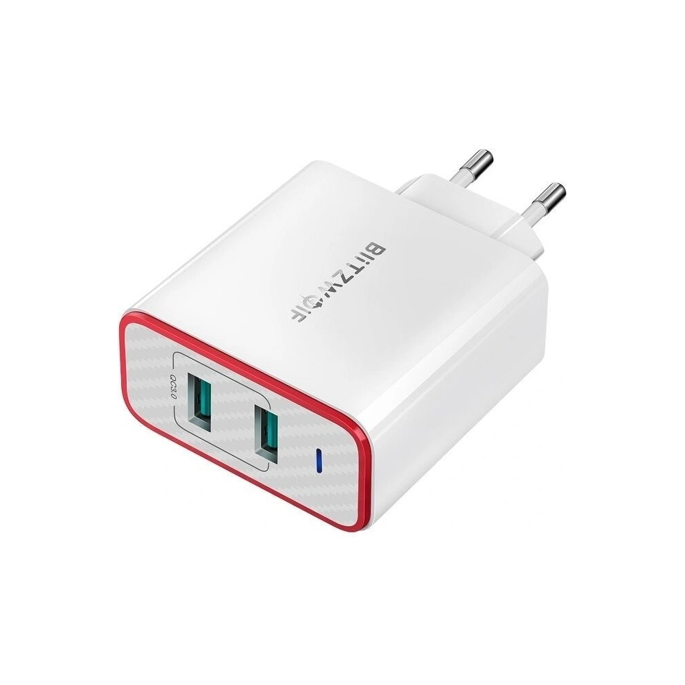 Hurtownia GSM - Ładowarka sieciowa Blitzwolf BW-PL3 2x USB QC3.0 36W - BLZ116 - {ean13} - Hurt